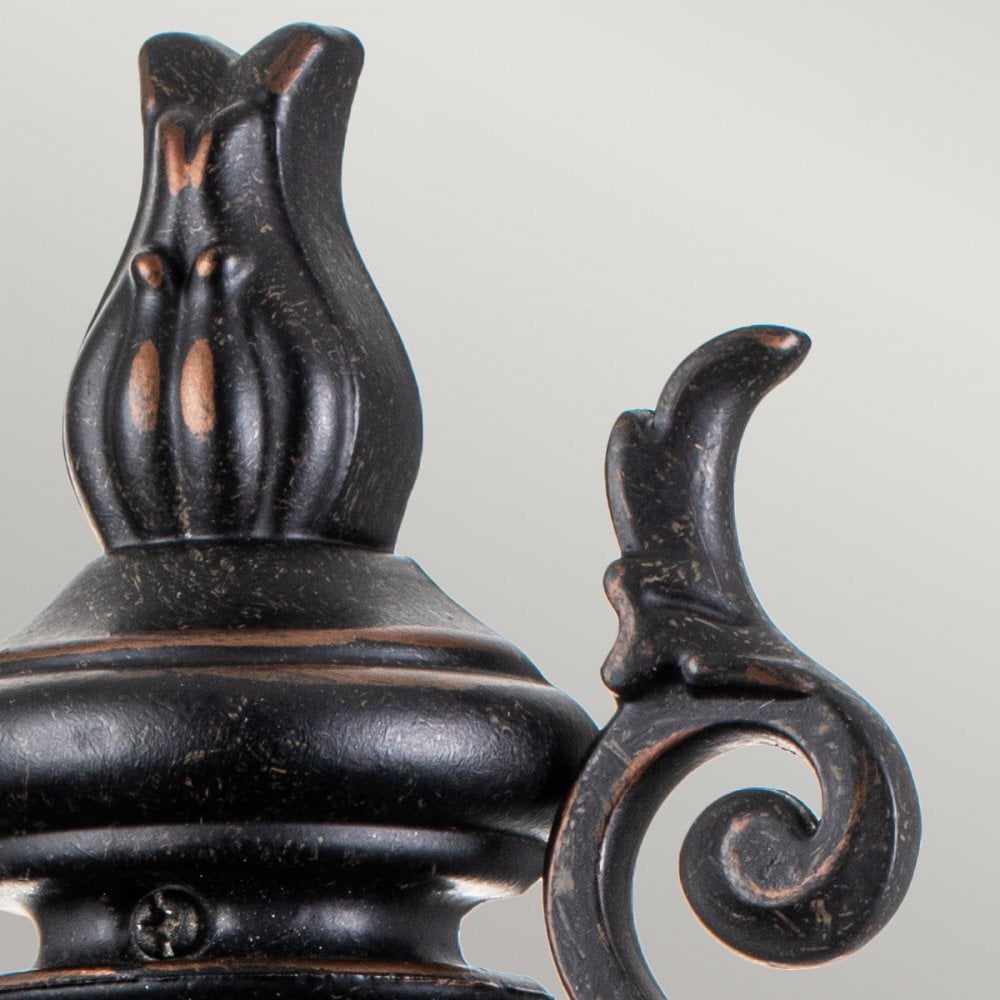 Elstead Baltimore Single Medium Half Lantern - Weathered Bronze