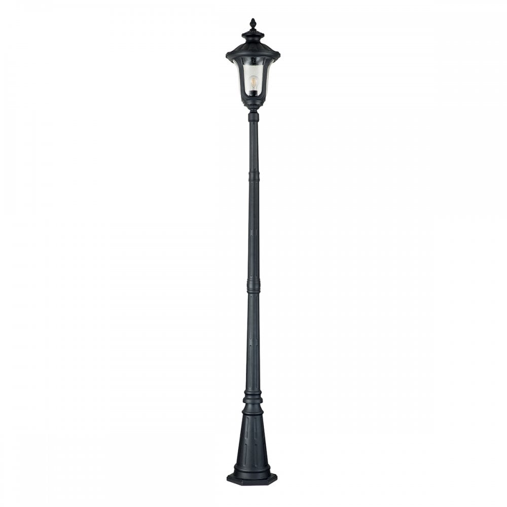 Elstead Chicago Single Single Head Lamp Post - Textured Black