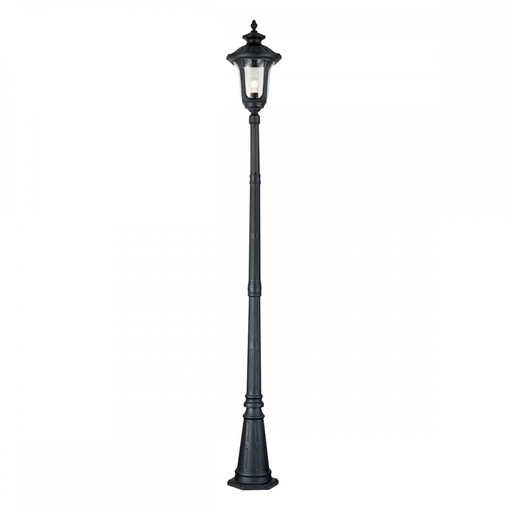 Elstead Chicago Single Single Head Lamp Post - Textured Black