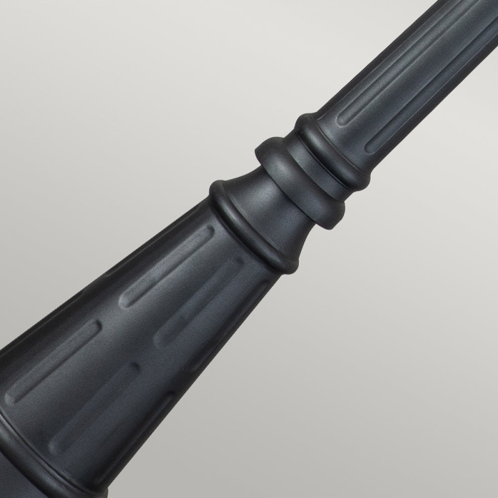 Elstead Chicago Single Single Head Lamp Post - Textured Black