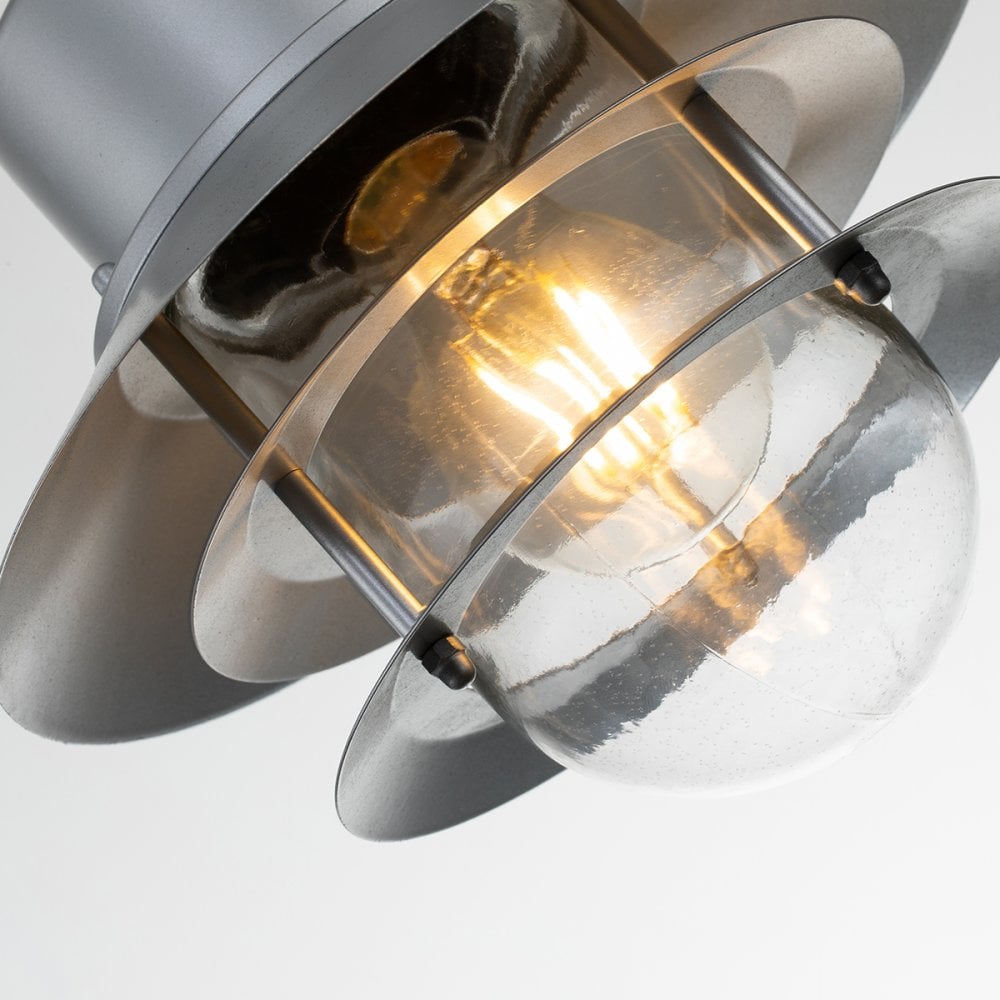 Elstead Copenhagen Single Chain Lantern - Silver
