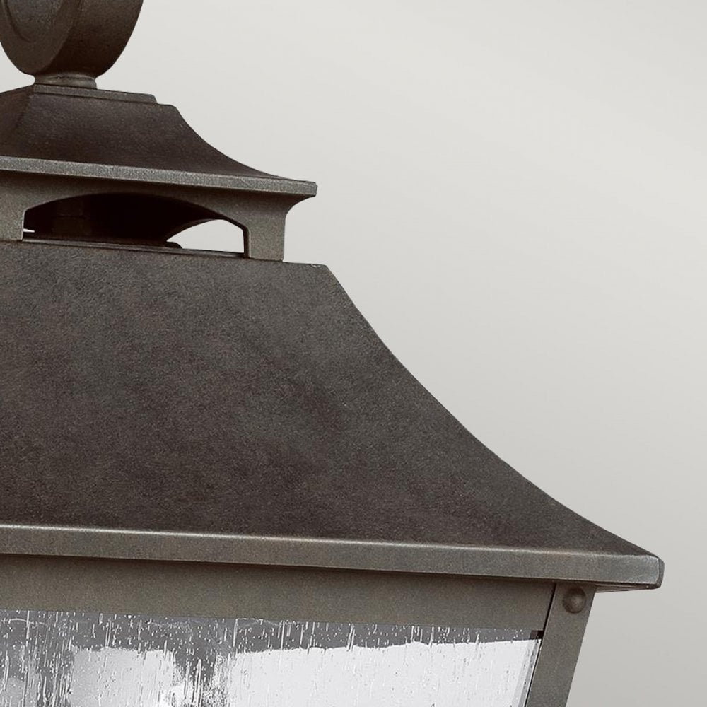 Feiss Galena 3 Light Large Wall Lantern - Sable
