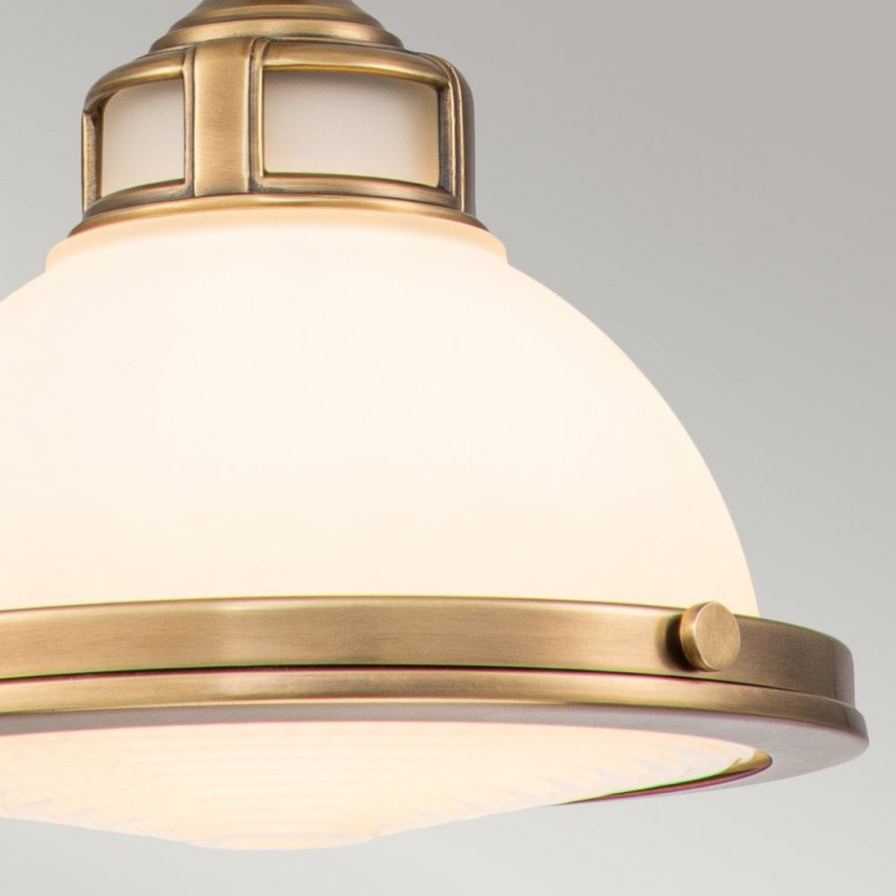 Hinkley Amelia Single Mini Pendant - Heritage Brass