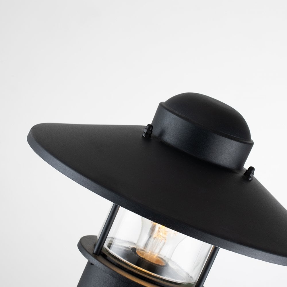 Elstead Klampenborg Single Bollard - Black