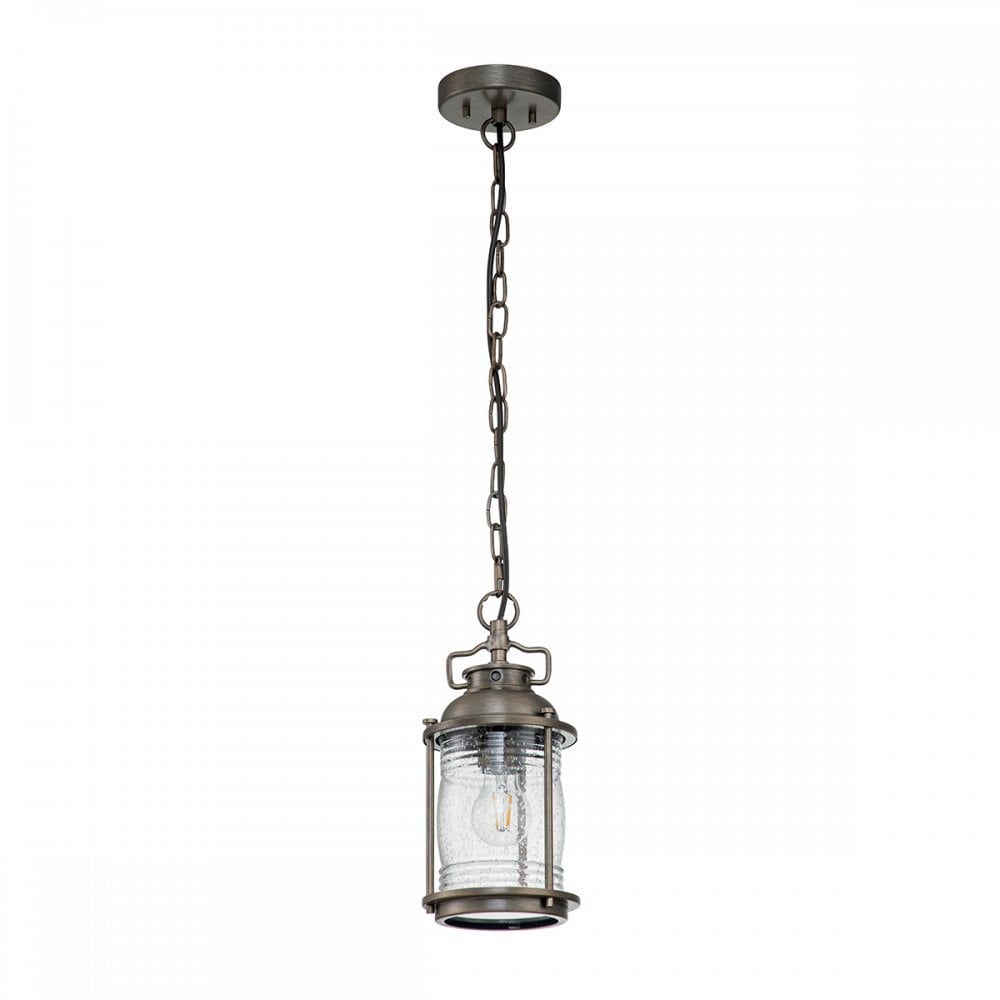 Kichler Ashland Bay Single Small Chain Lantern - Burnished Bronze