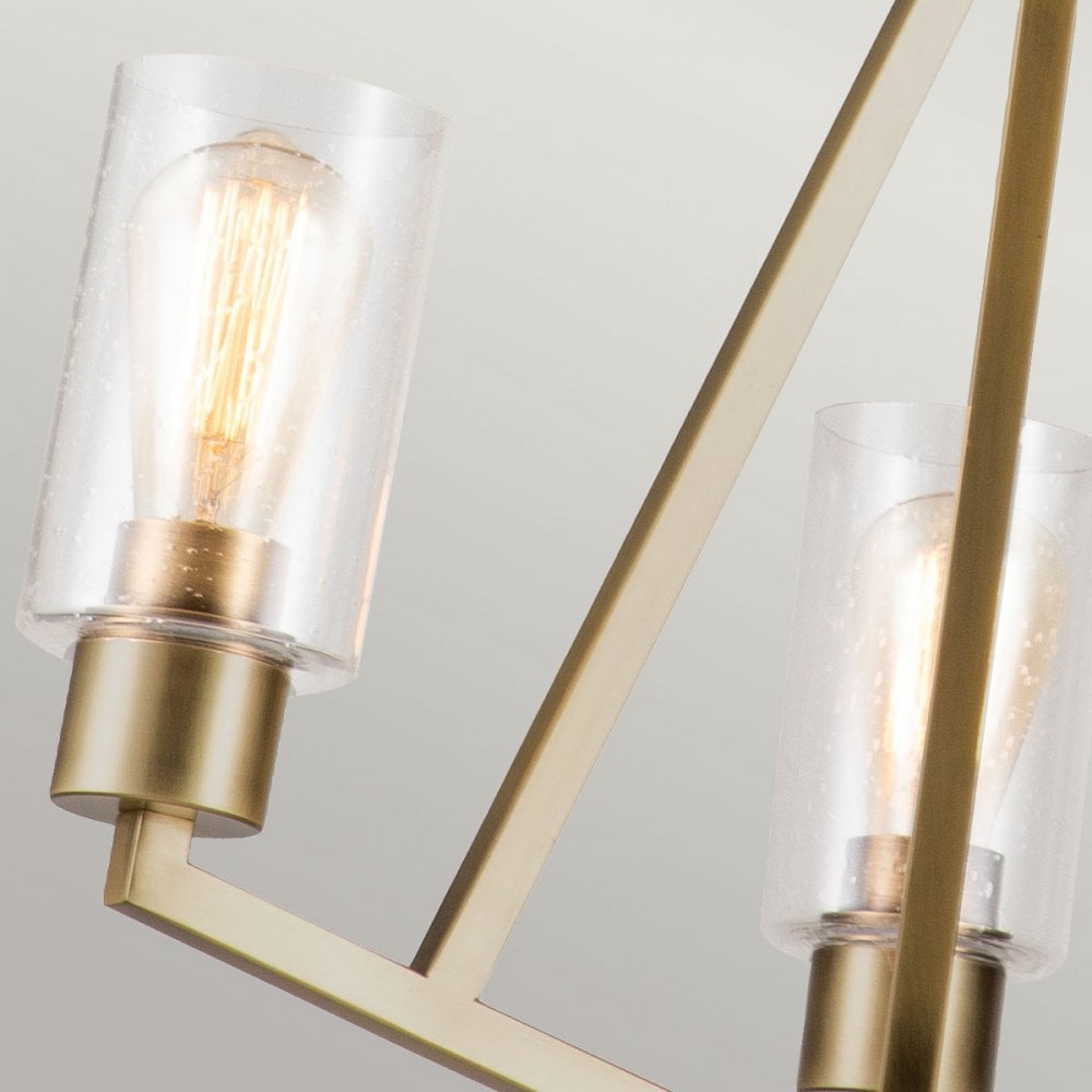 Kichler Deryn 3 Light Chandelier - Natural Brass