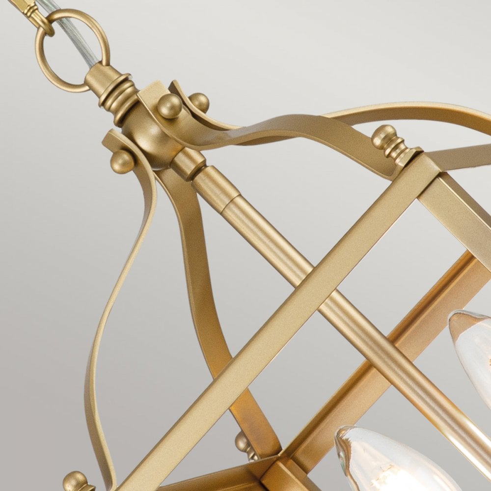 Kichler Larkin 2 Light Small Pendant - Painted Natural Brass