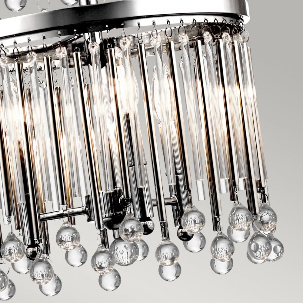 Kichler Piper 18 Light Chandelier / Pendant - Polished Chrome