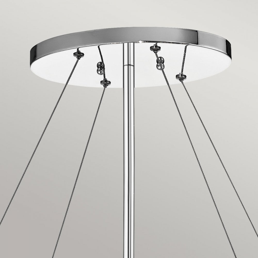 Kichler Piper 6 Light Oval Chandelier / Pendant - Polished Chrome