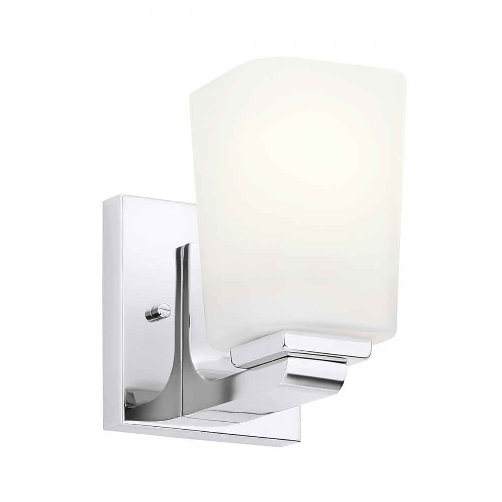 Kichler Roehm Single Bathroom Wall Light - Polished Chrome