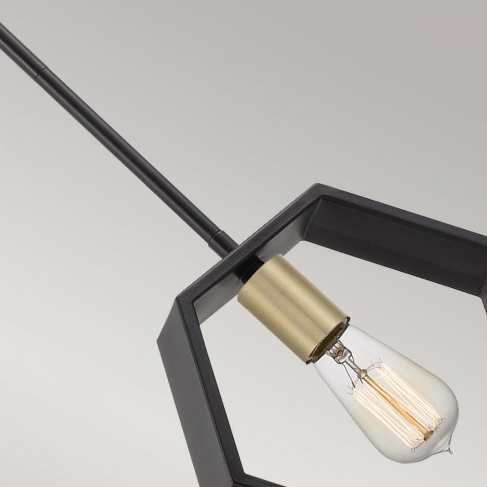 Quoizel Bismarck Single Mini Pendant - Earth Black
