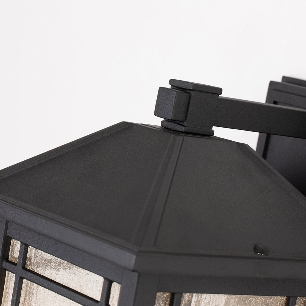 Quoizel Cedar Point Single Medium Wall Lantern - Black