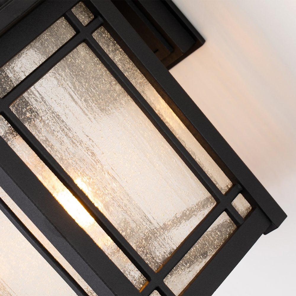 Quoizel Cedar Point Single Medium Wall Lantern - Black