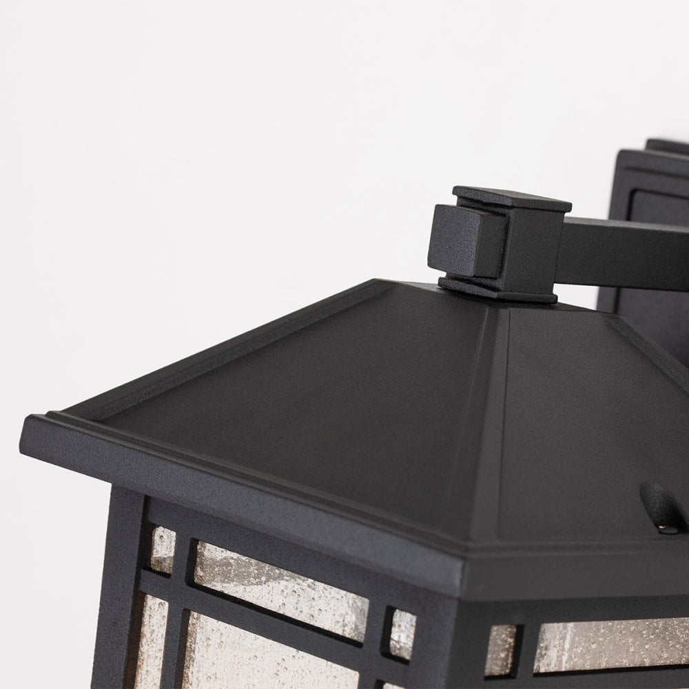 Quoizel Cedar Point Single Small Wall Lantern - Black