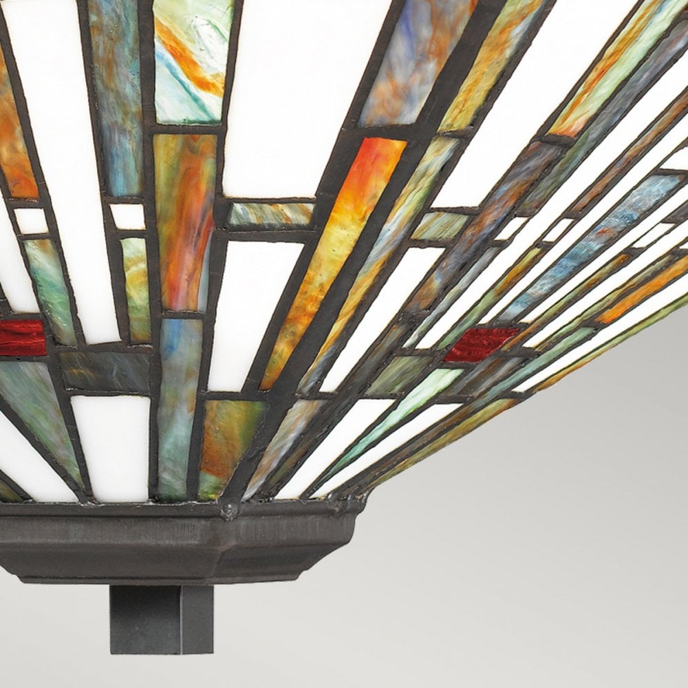 Quoizel Maybeck 2 Light Flush Fitting - Valiant Bronze