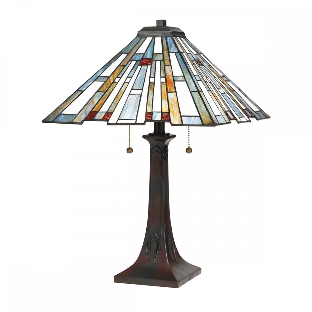 Quoizel Maybeck 2 Light Table Lamp - Valiant Bronze