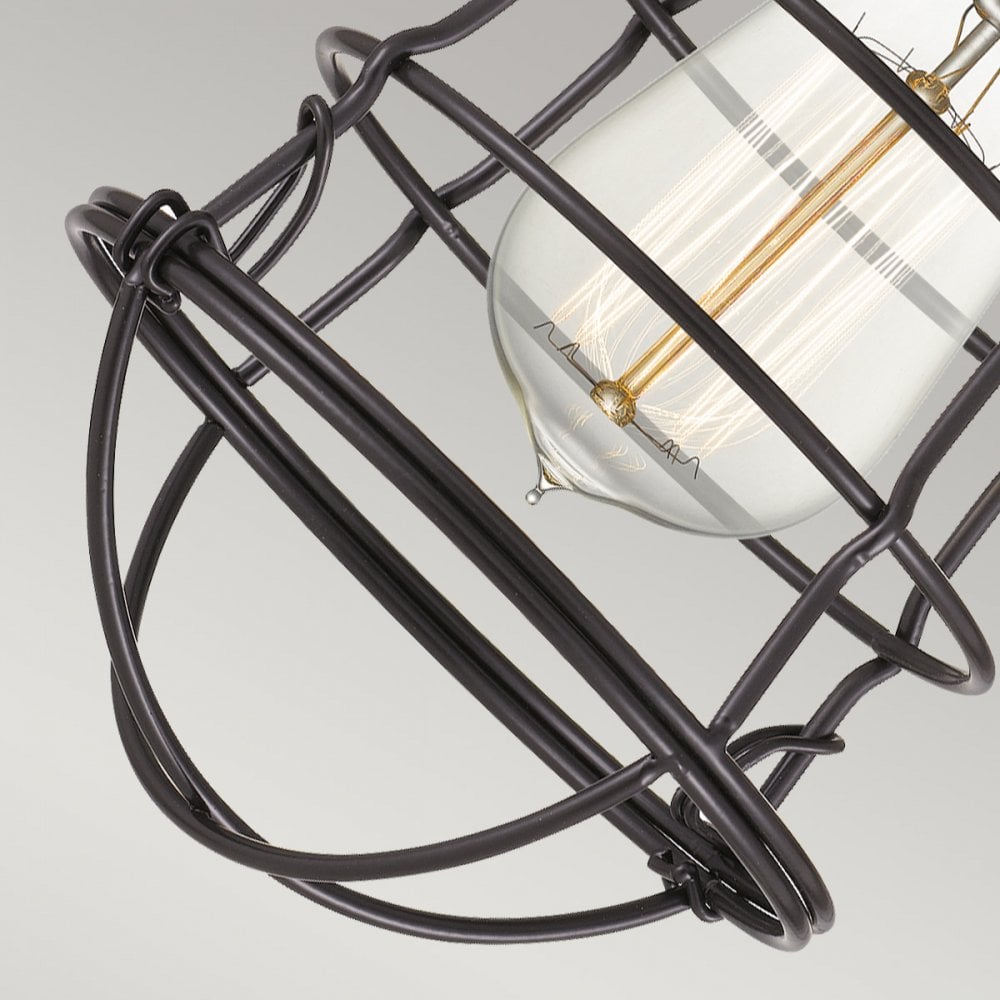 Quoizel Mixon Single Semi-Flush Fitting - Palladian Bronze