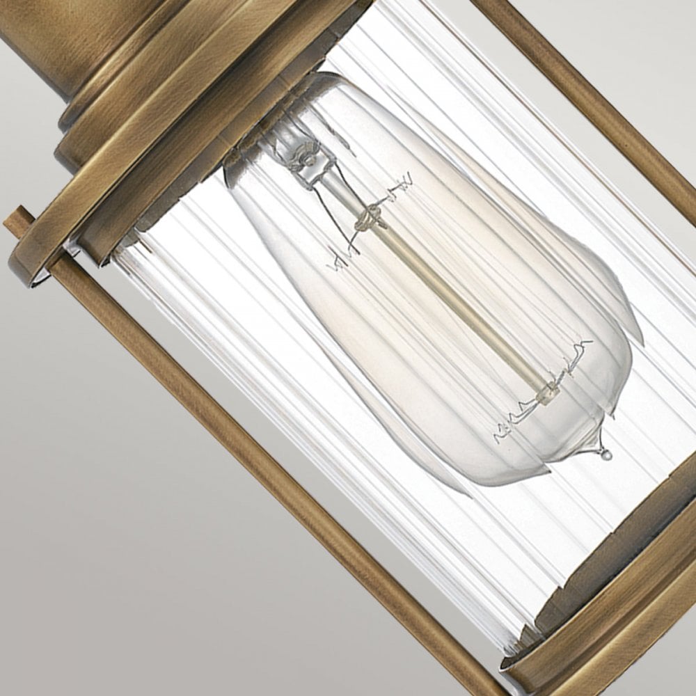 Quoizel Riggs 3 Light Bathroom Wall Light - Weathered Brass