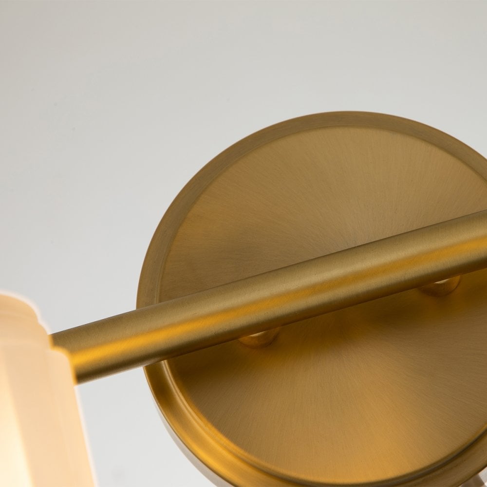Quoizel Swell 4 Light Bathroom Wall Light - Brushed Brass