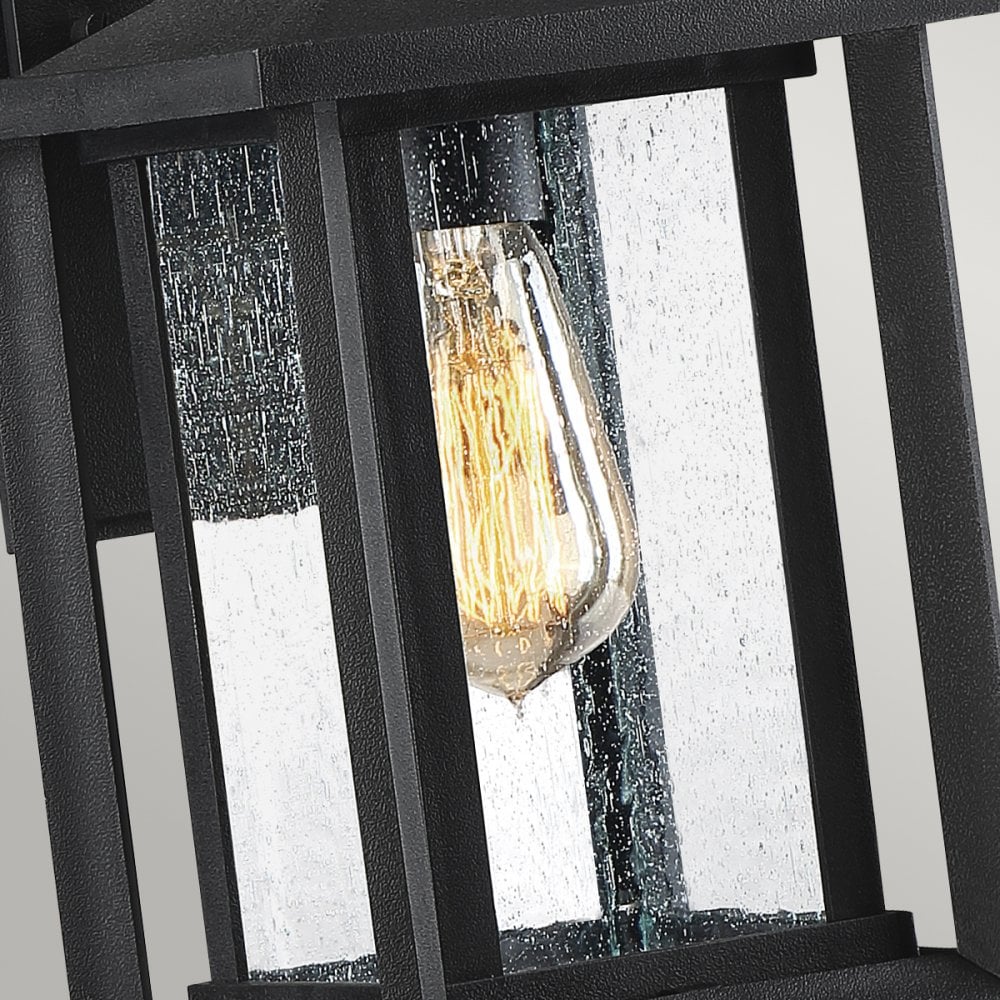 Quoizel Wakefield Single Small Wall Lantern - Earth Black