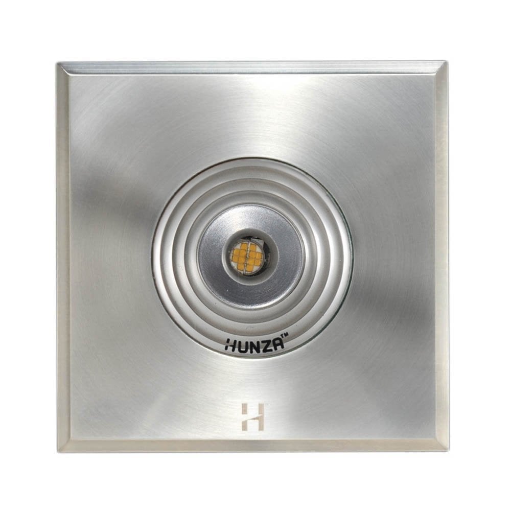 Hunza Pure LED Step Light Square - Stainless Steel - Low Voltage