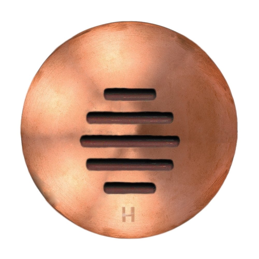 Hunza Pure LED Step Light Louvre - Copper - Low Voltage
