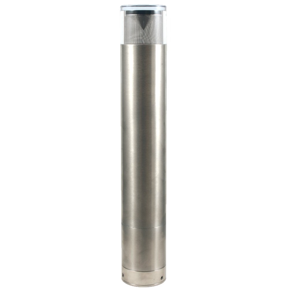 Hunza Pure LED Bollard 700mm (Surface Flange Mounted) - Stainless Steel - Low Voltage