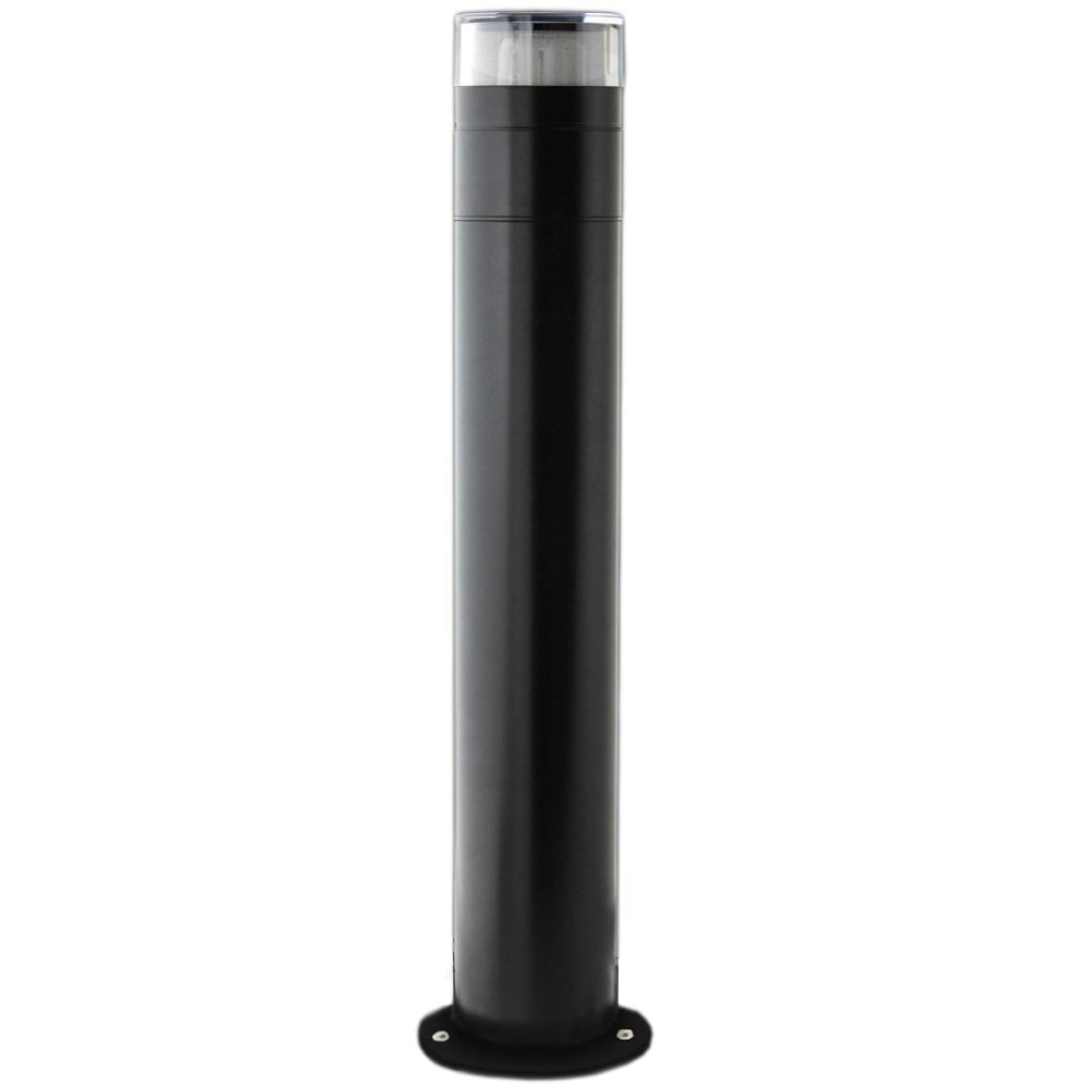 Hunza Pure LED Bollard 700mm (90mm Flange Mounted) - Powder Coat - Low Voltage