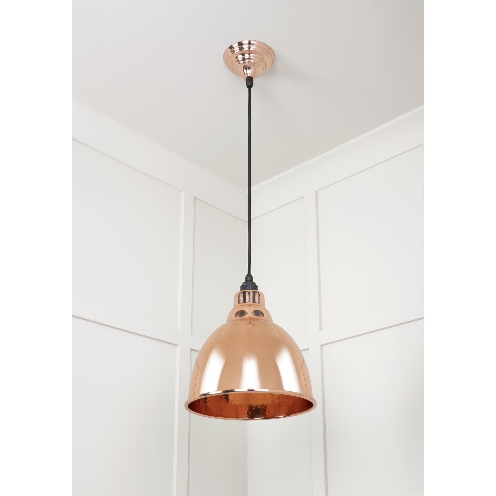 From The Anvil Hammered Copper Brindley Pendant