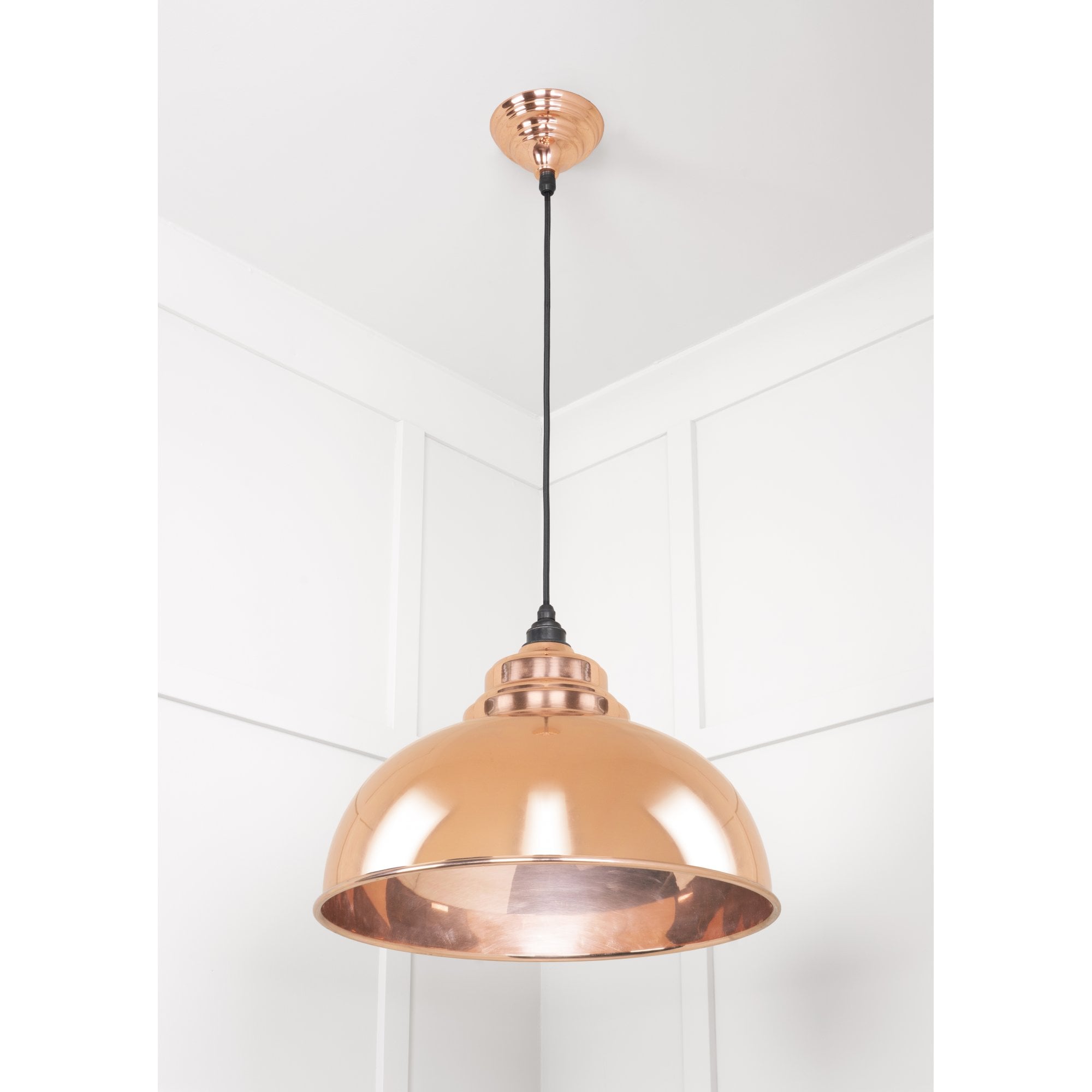 From The Anvil Smooth Copper Harborne Pendant