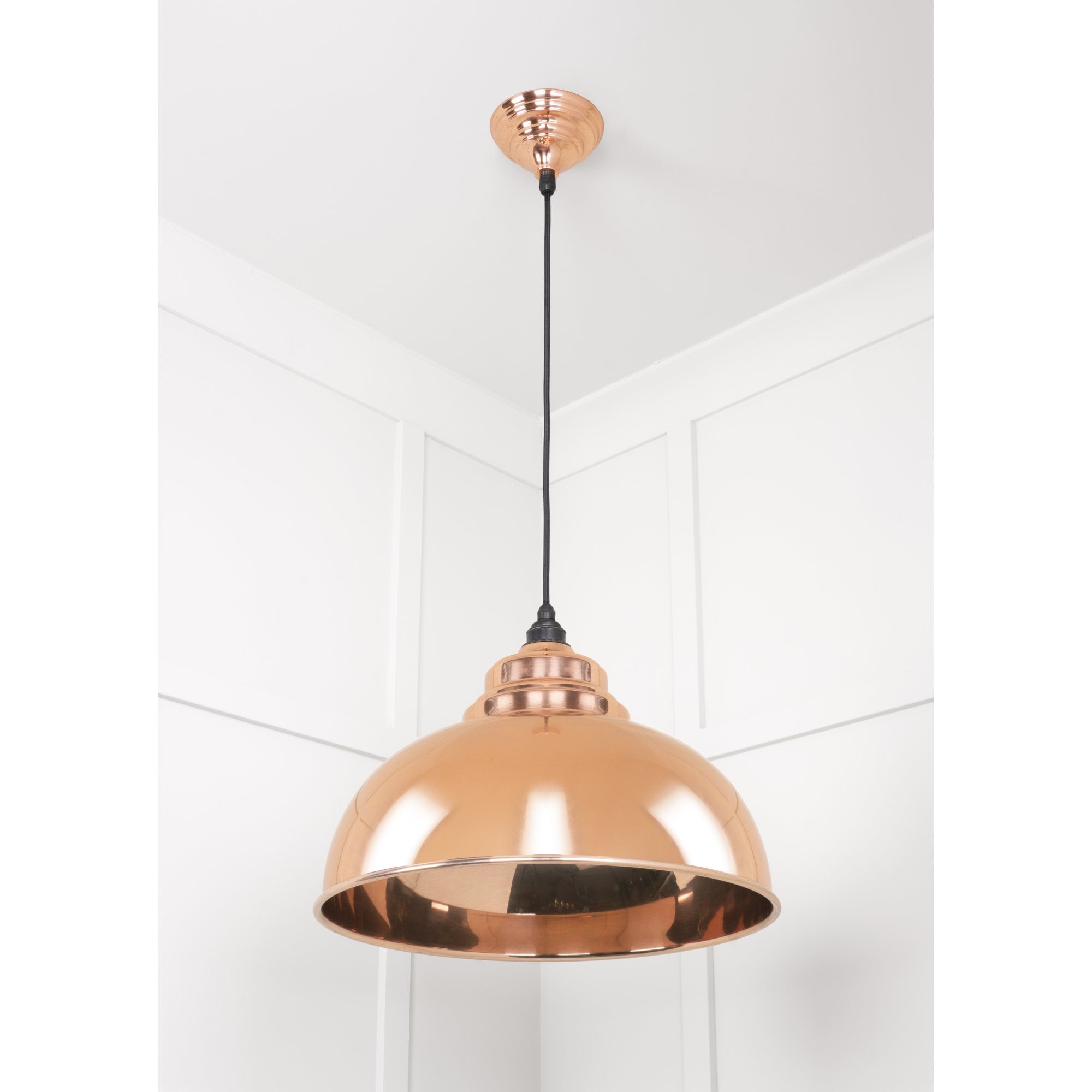From The Anvil Smooth Copper Harborne Pendant
