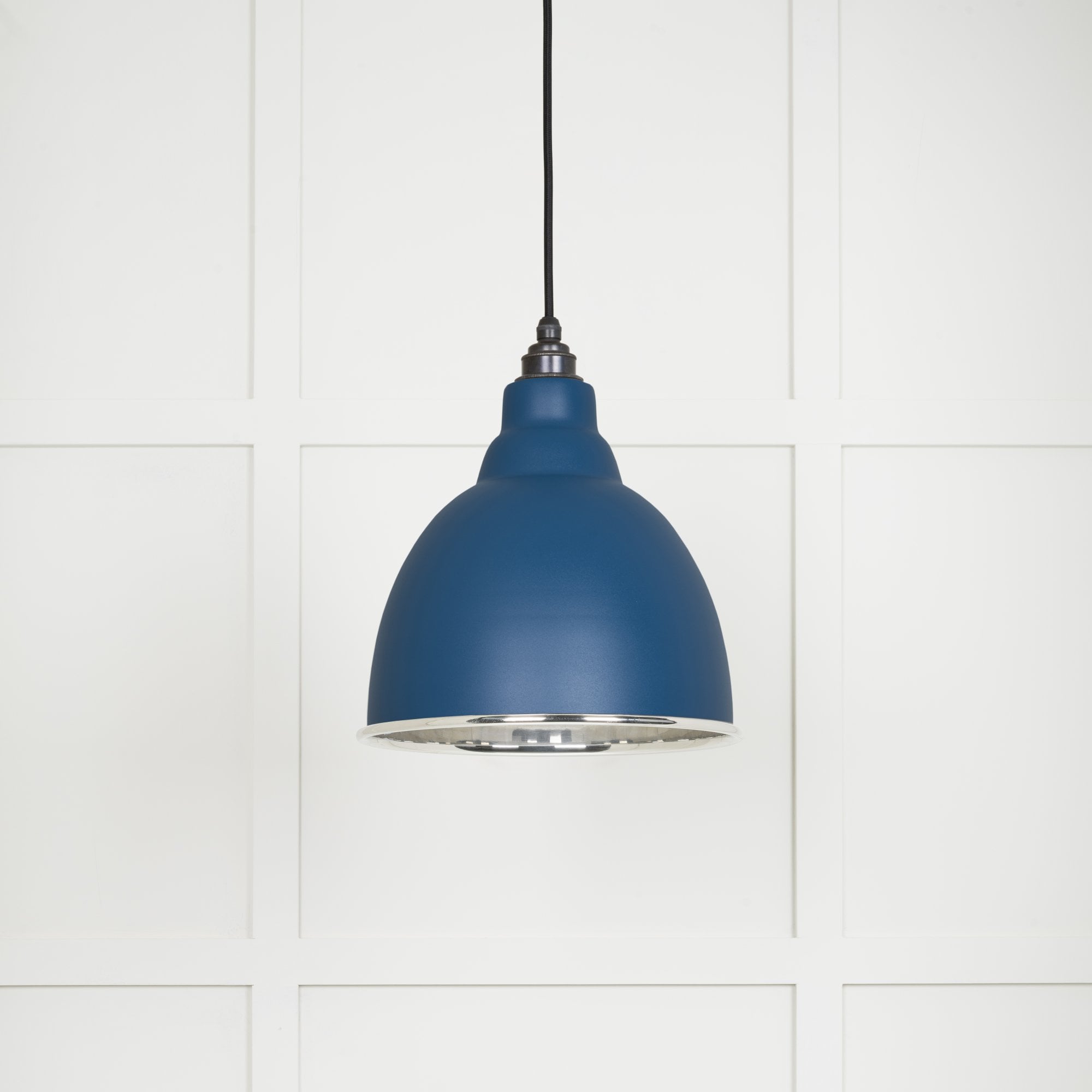From The Anvil Smooth Nickel Brindley Pendant - Upstream (Blue)