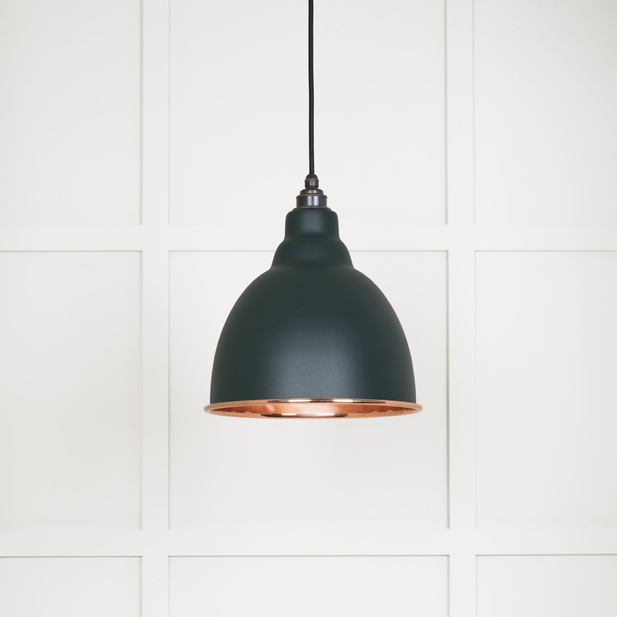From The Anvil Smooth Copper Brindley Pendant - Dingle (Rich Green)