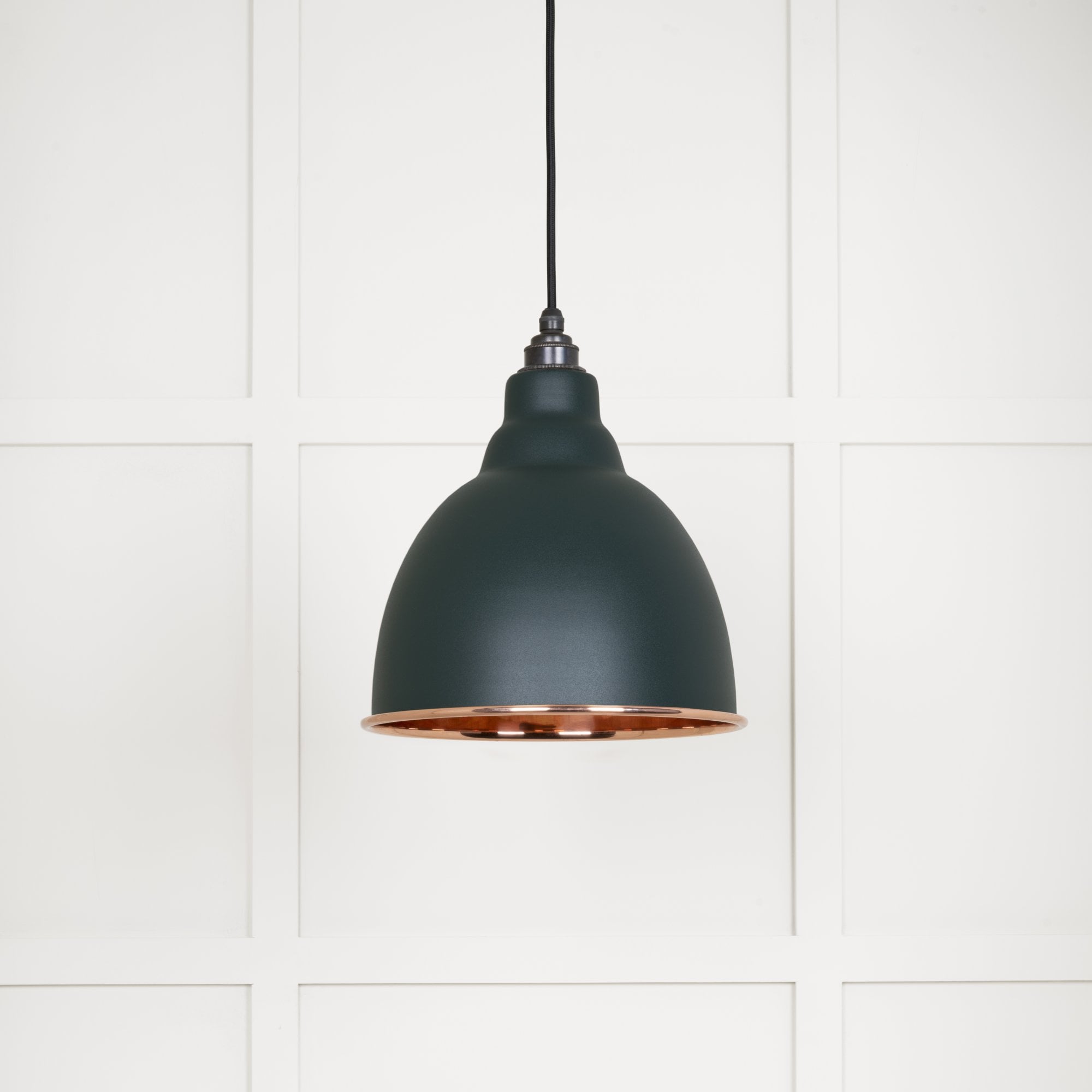 From The Anvil Smooth Copper Brindley Pendant - Dingle (Rich Green)