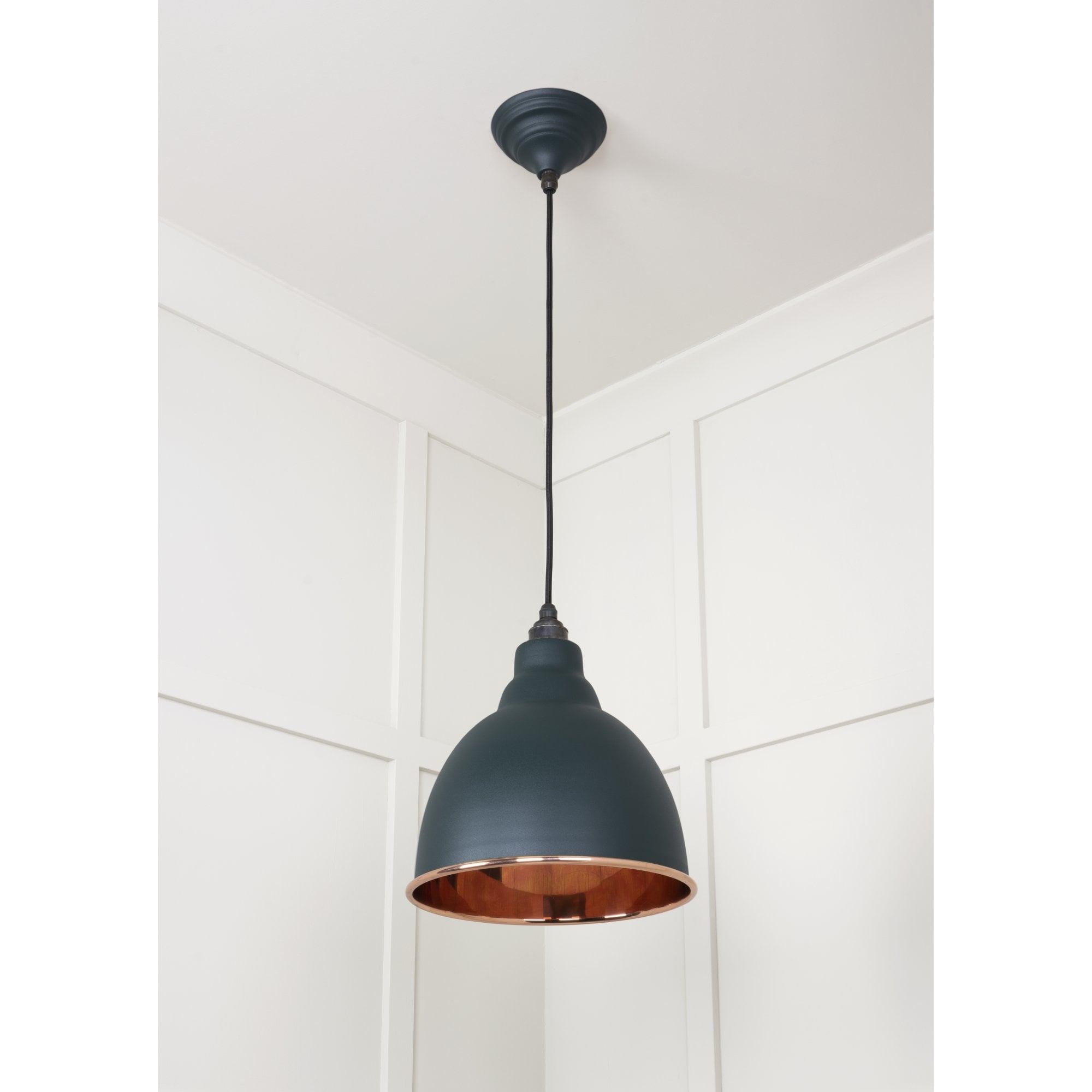 From The Anvil Smooth Copper Brindley Pendant - Dingle (Rich Green)