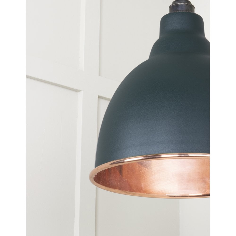 From The Anvil Smooth Copper Brindley Pendant - Dingle (Rich Green)