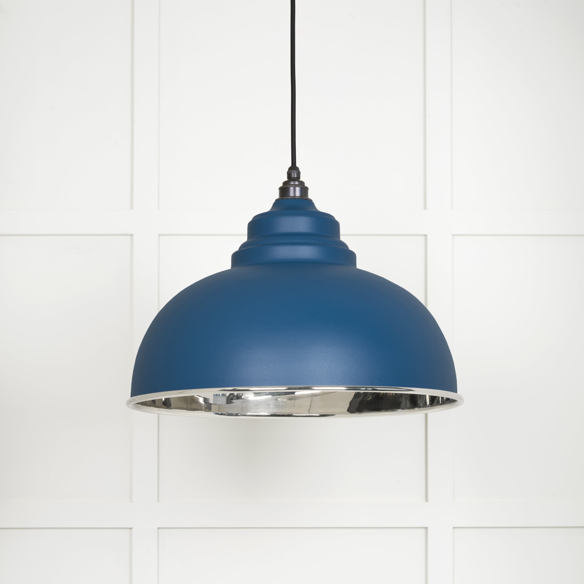 From The Anvil Smooth Nickel Harborne Pendant - Upstream (Blue)