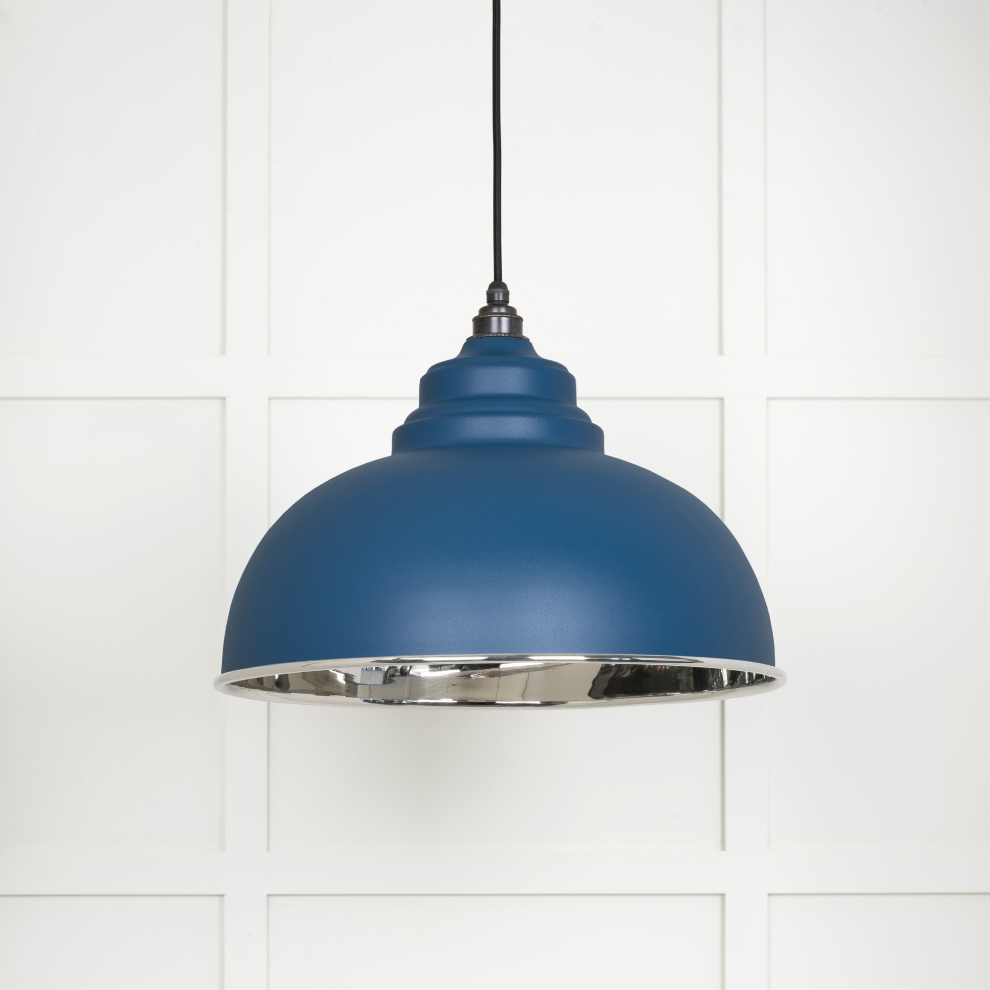 From The Anvil Smooth Nickel Harborne Pendant - Upstream (Blue)