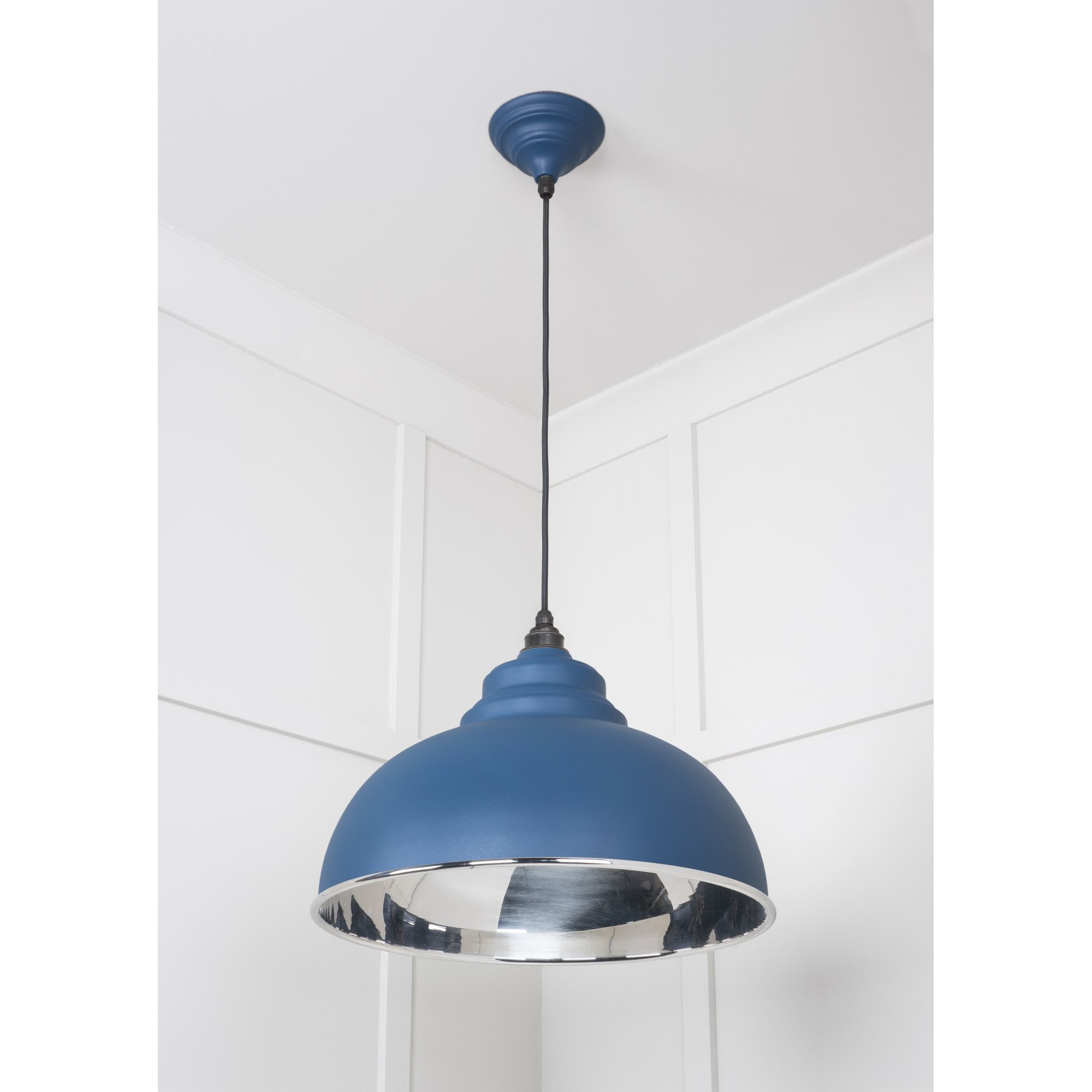 From The Anvil Smooth Nickel Harborne Pendant - Upstream (Blue)