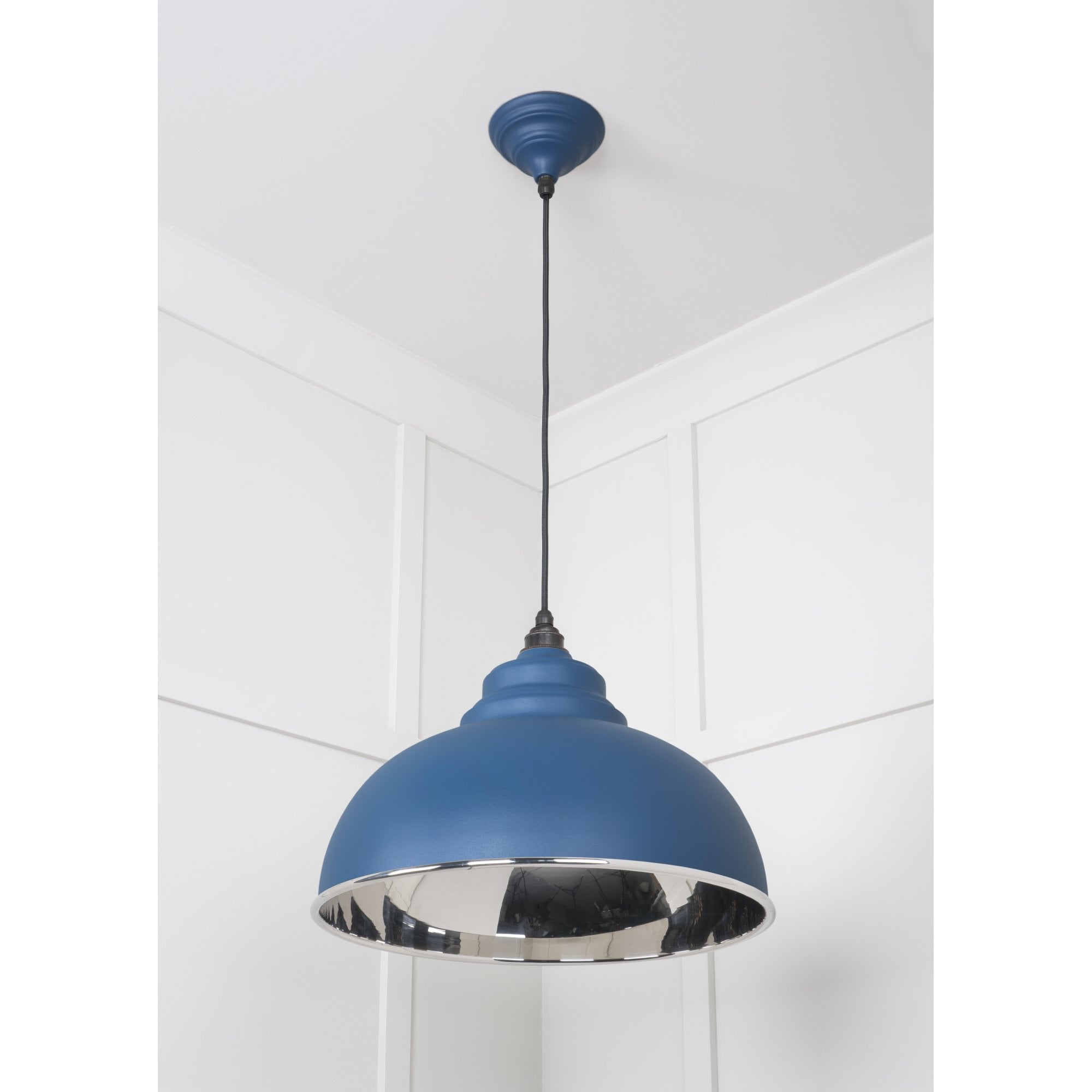 From The Anvil Smooth Nickel Harborne Pendant - Upstream (Blue)