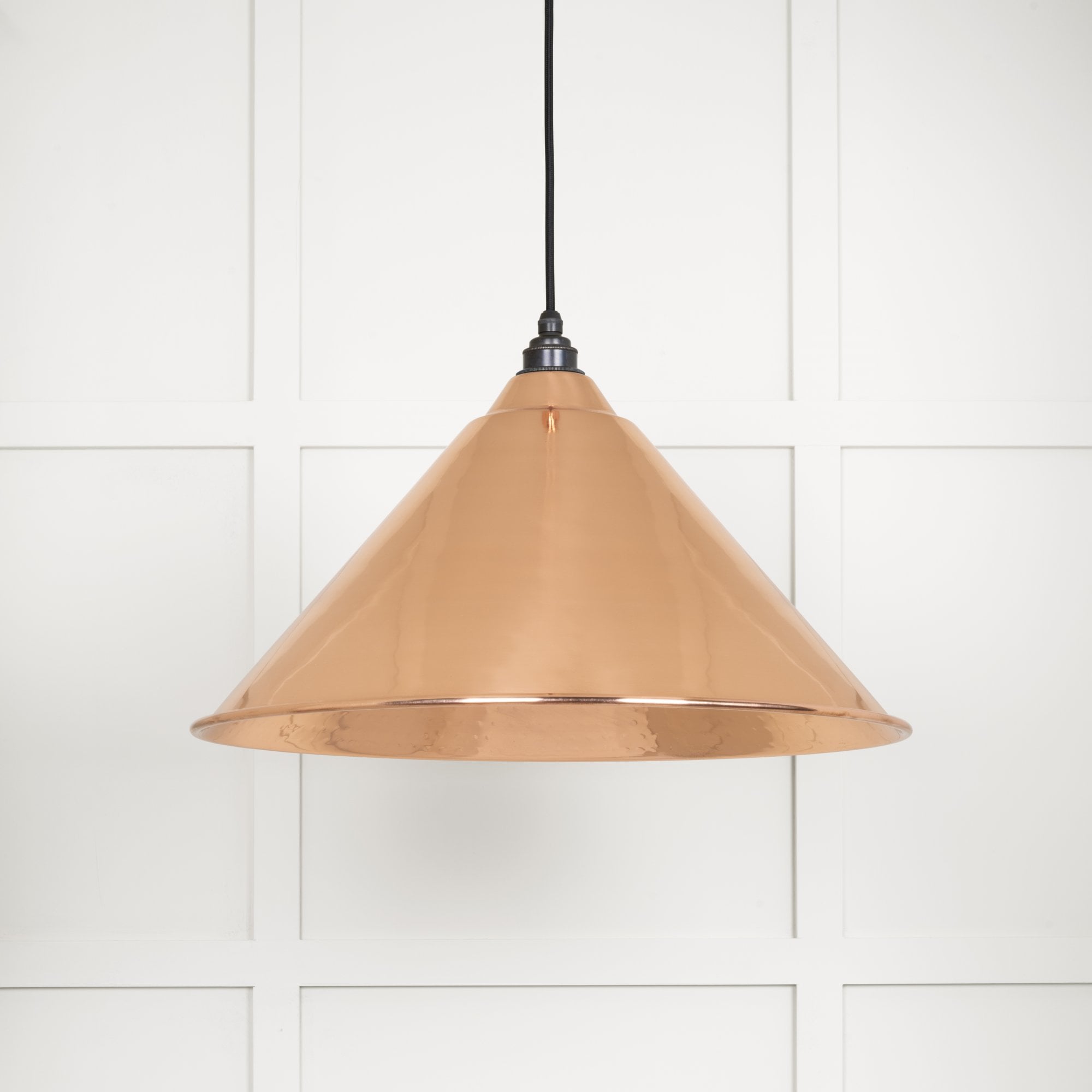 From The Anvil Hammered Copper Hockley Pendant