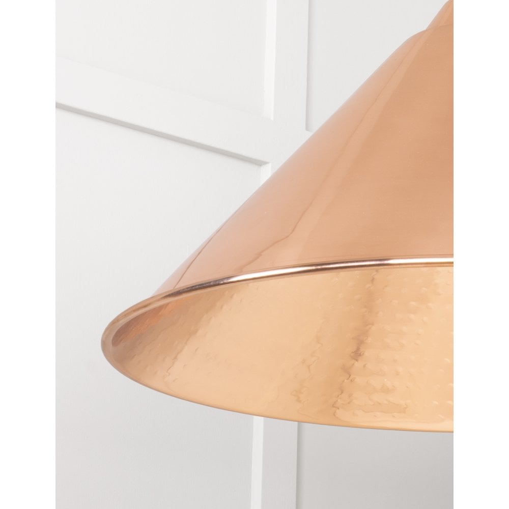 From The Anvil Hammered Copper Hockley Pendant