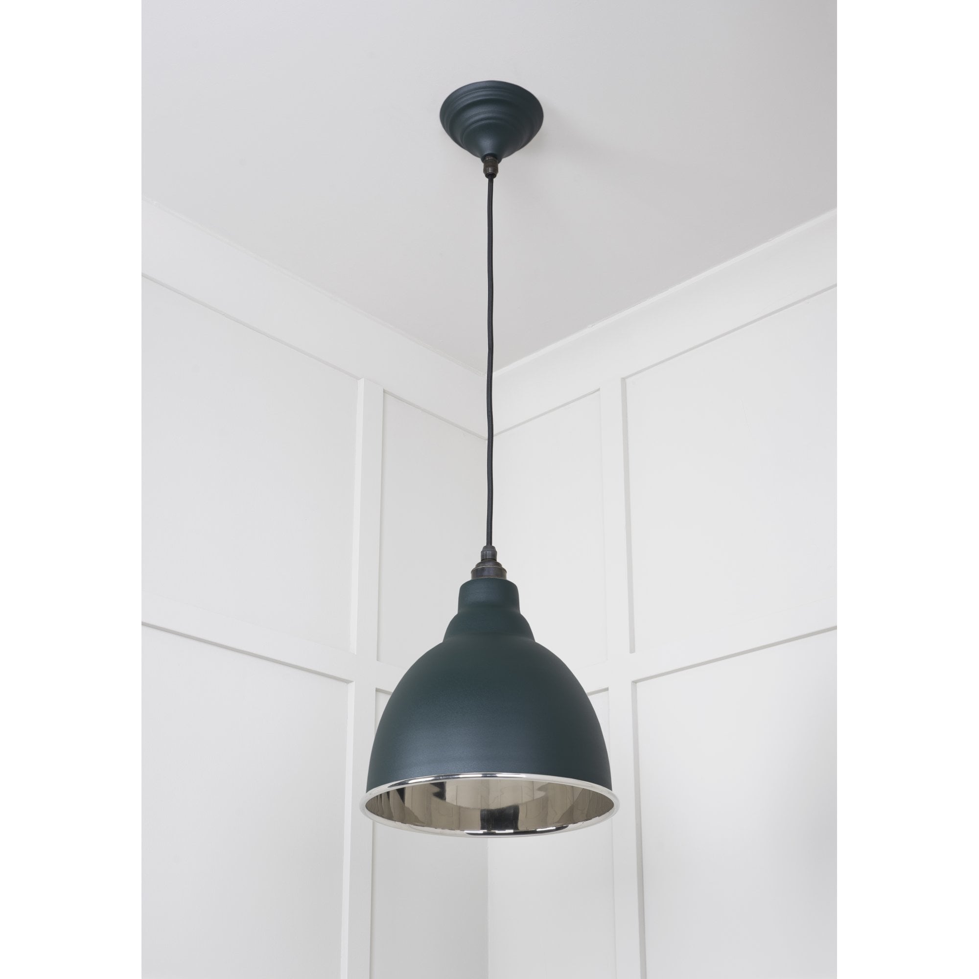 From The Anvil Smooth Nickel Brindley Pendant - Dingle (Rich Green)