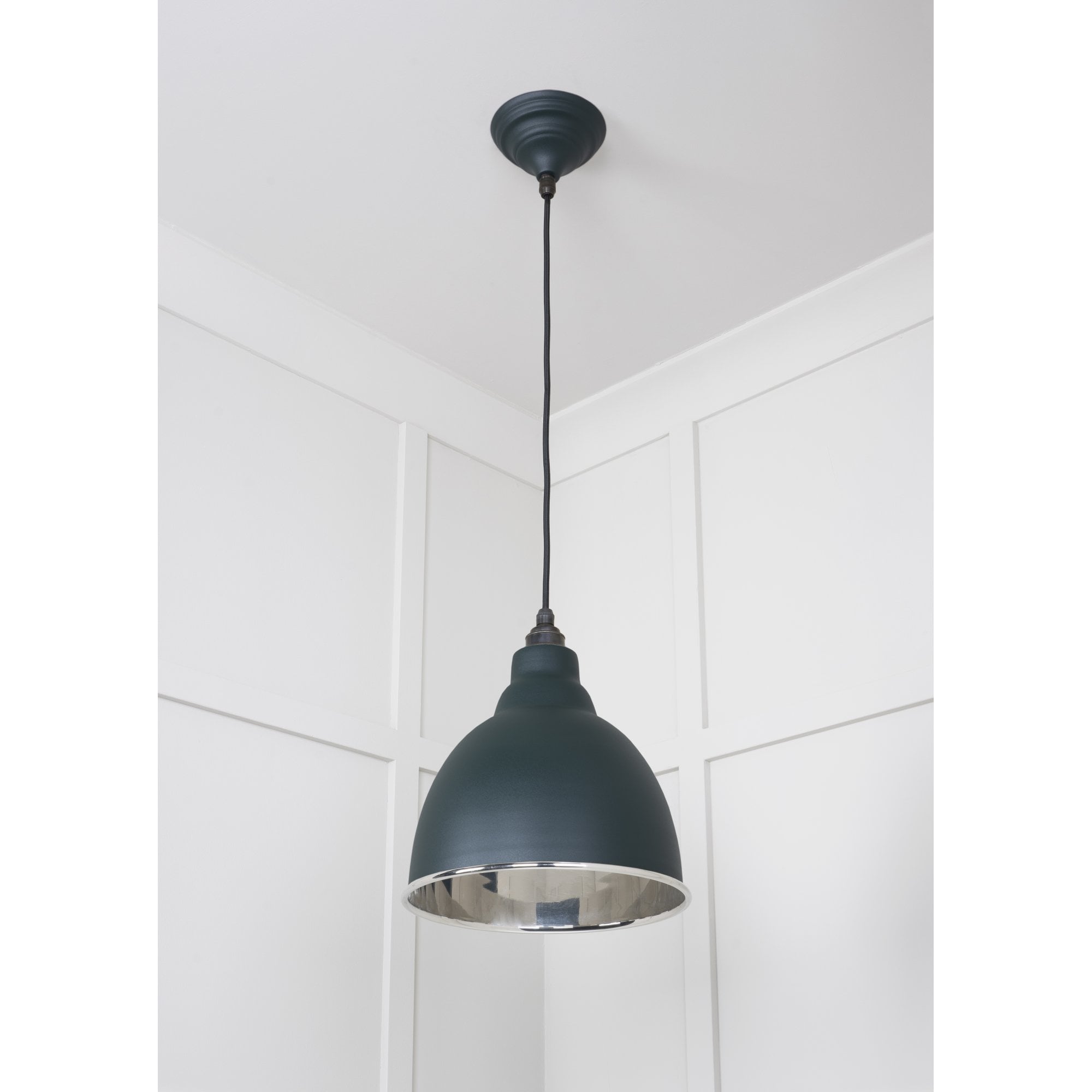 From The Anvil Smooth Nickel Brindley Pendant - Dingle (Rich Green)