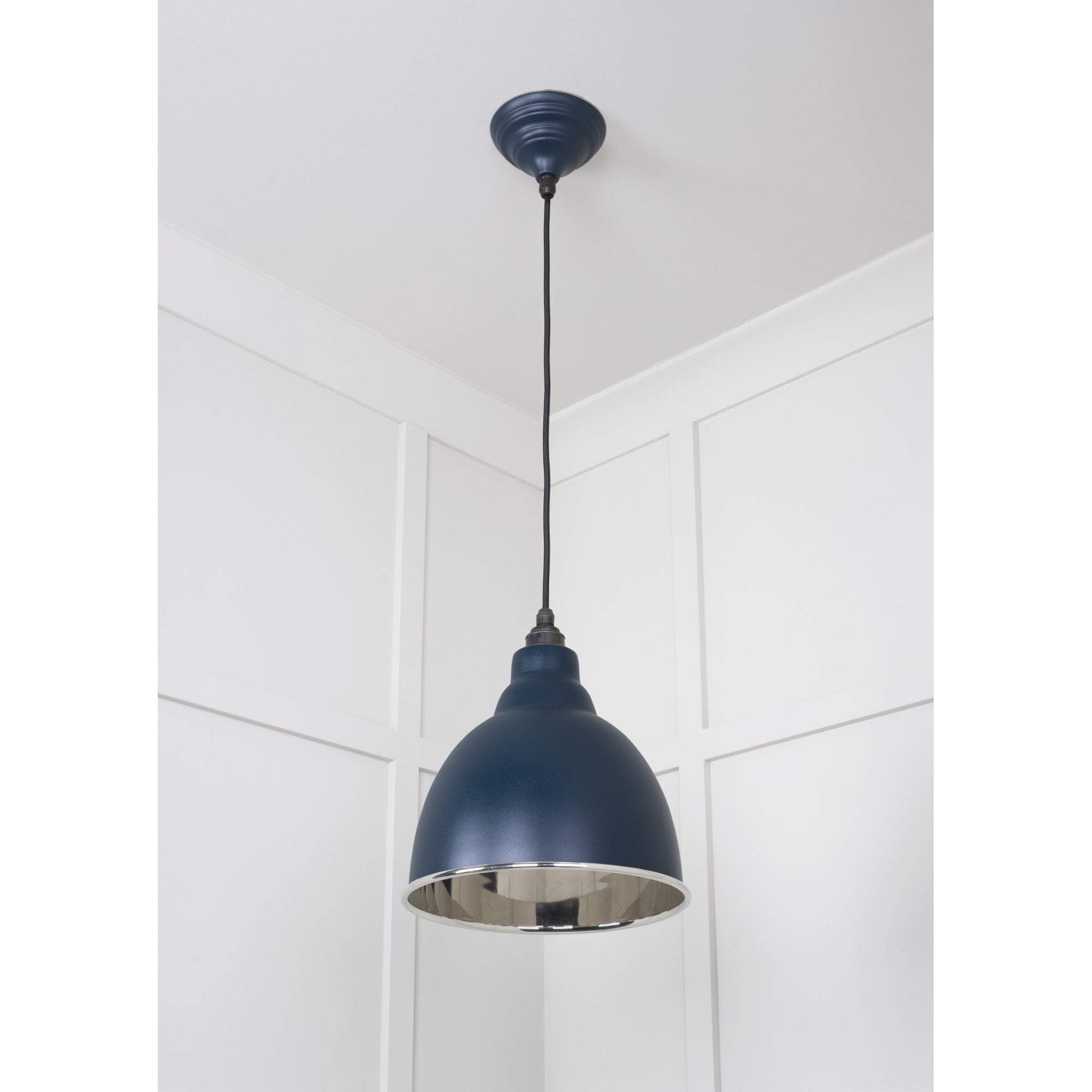 From The Anvil Smooth Nickel Brindley Pendant - Dusk (Dark Blue/Grey)