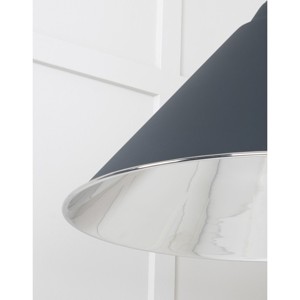 From The Anvil Smooth Nickel Hockley Pendant - Soot (Dark Grey)