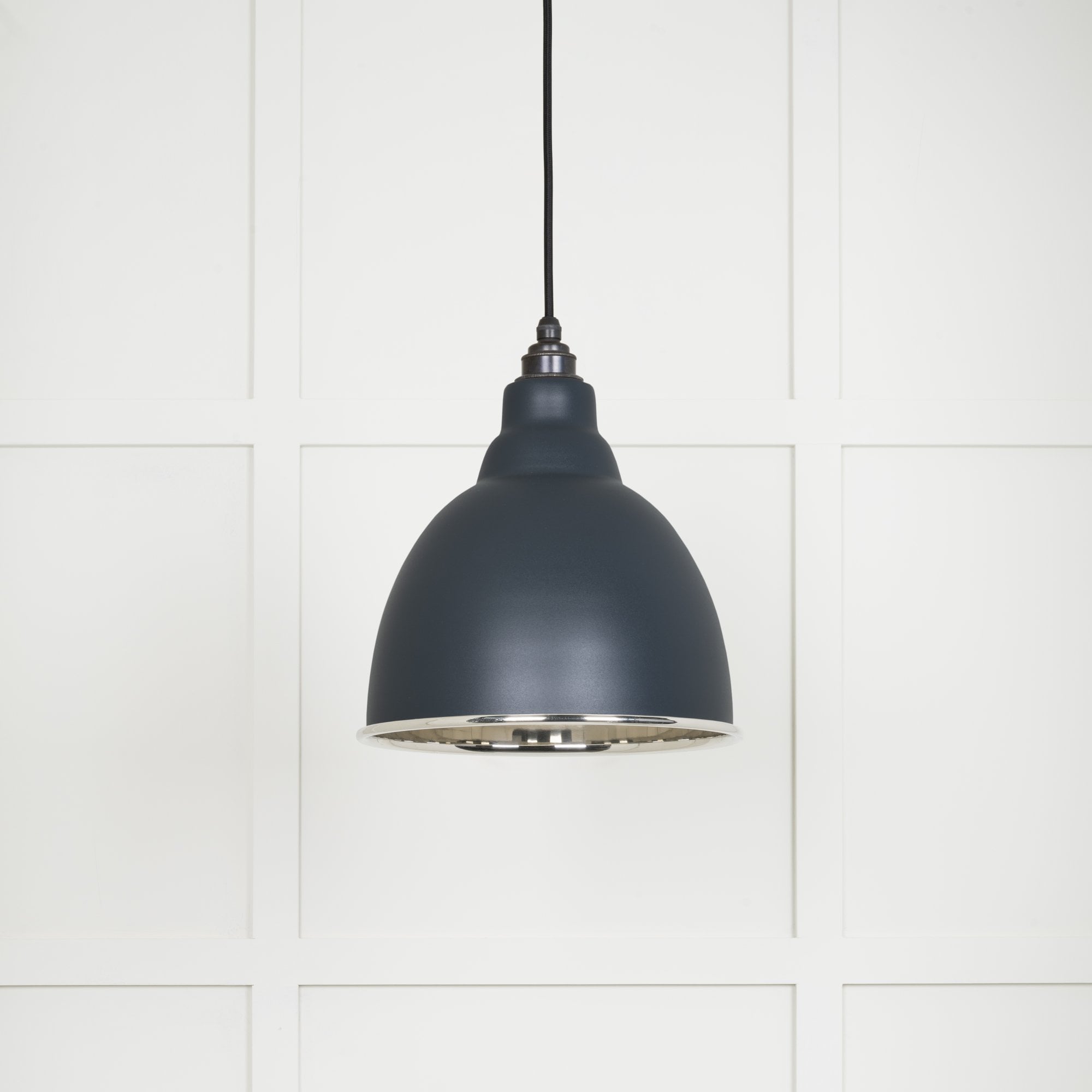 From The Anvil Smooth Nickel Brindley Pendant - Soot (Dark Grey)