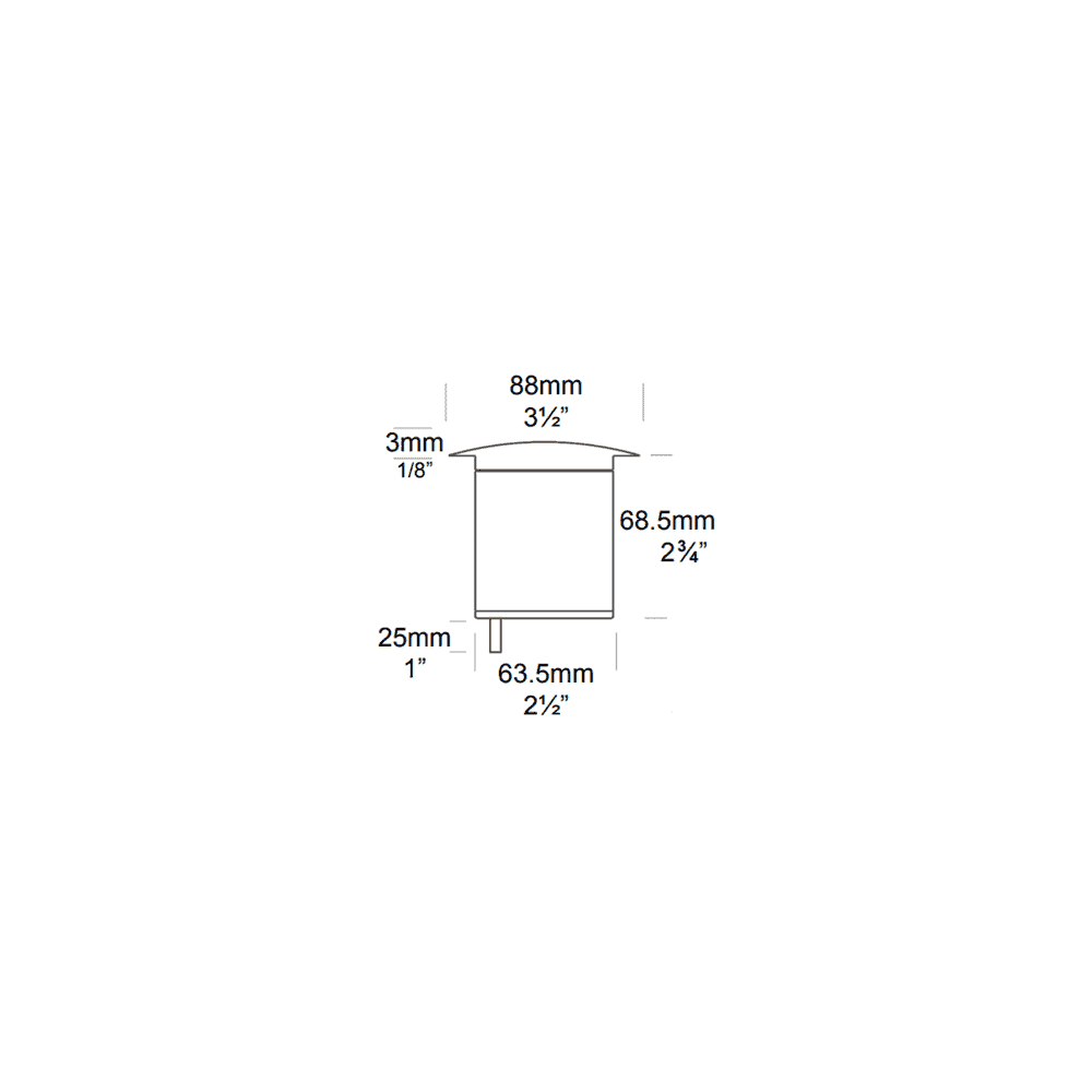 Hunza Pure LED Floor Light Louvre - Stainless Steel - Low Voltage