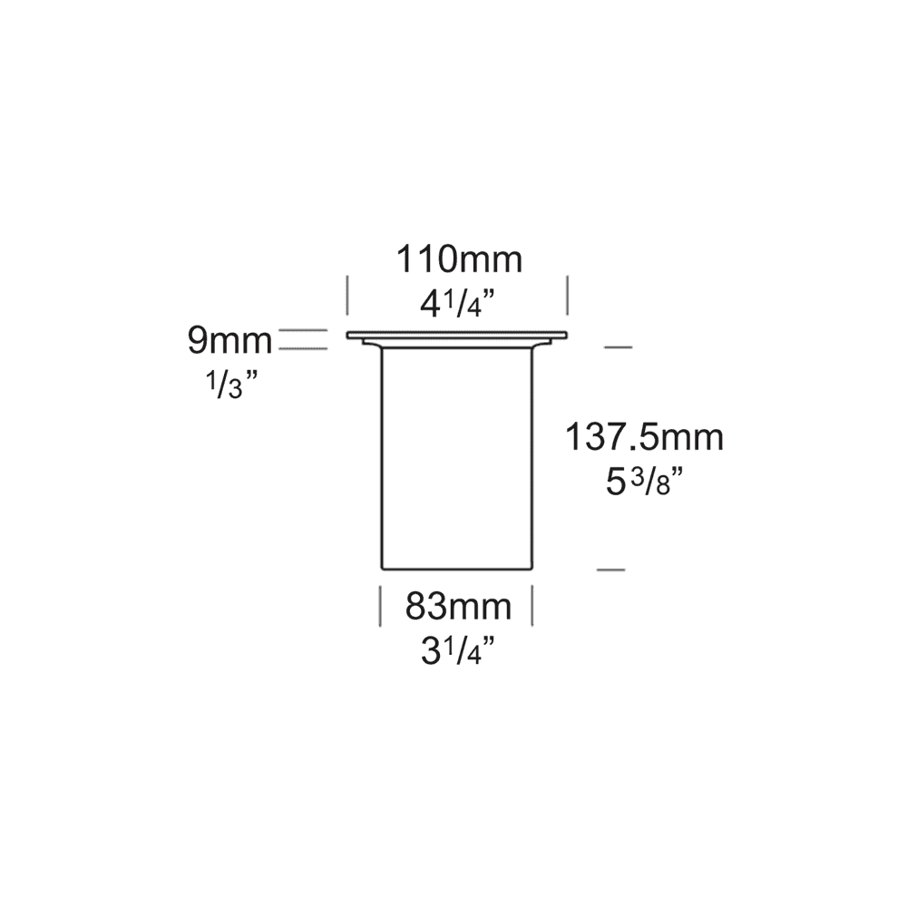 Hunza Pure LED Flush Floor Light Square - Stainless Steel - Low Voltage