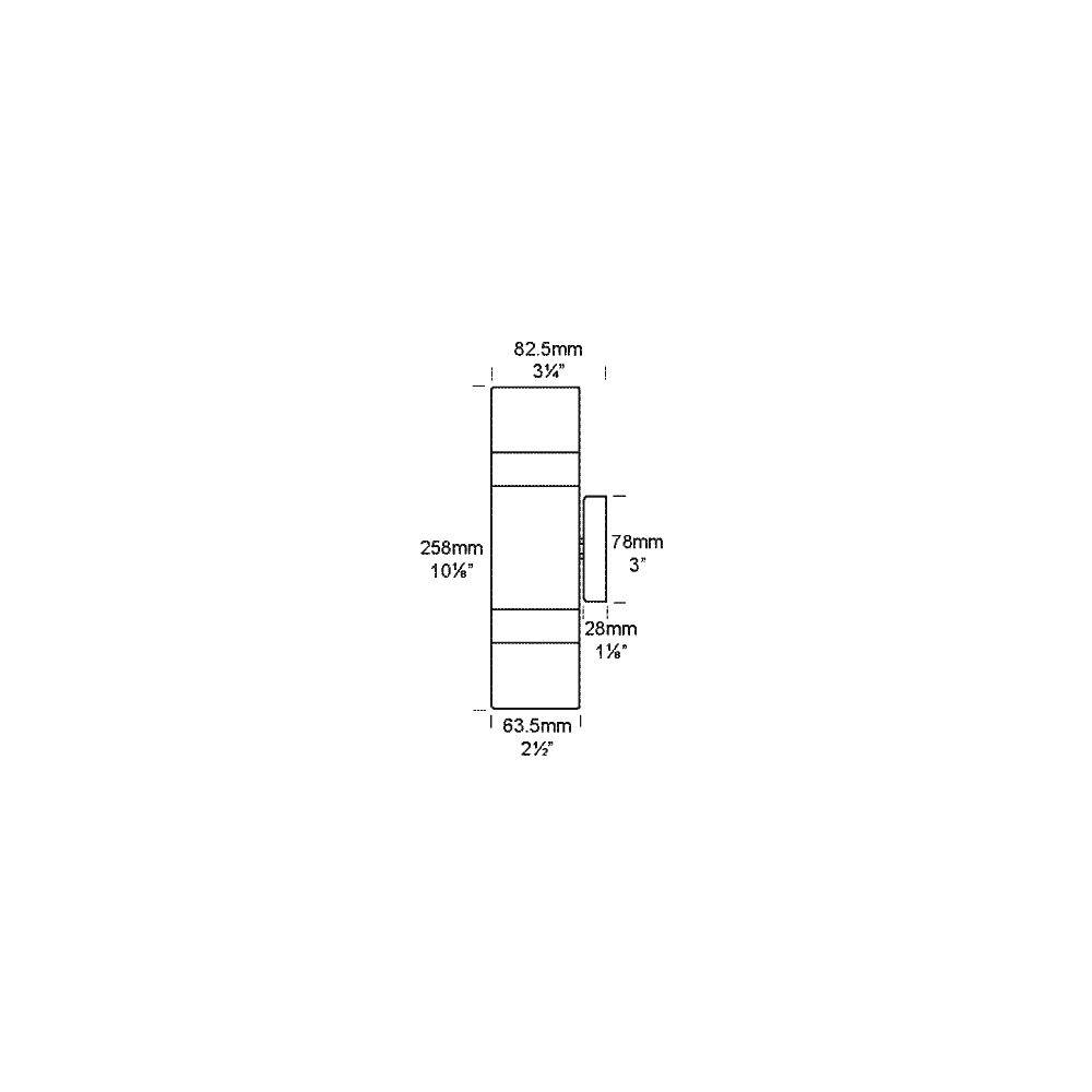 Hunza Pure LED Double Pagoda Light - Stainless Steel - Low Voltage